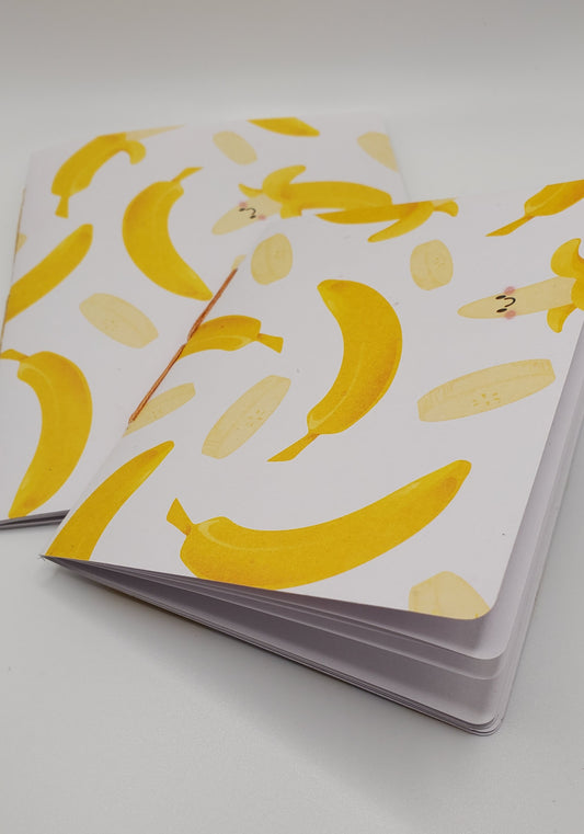 8-pg Banana notebook with 8-pg mini book